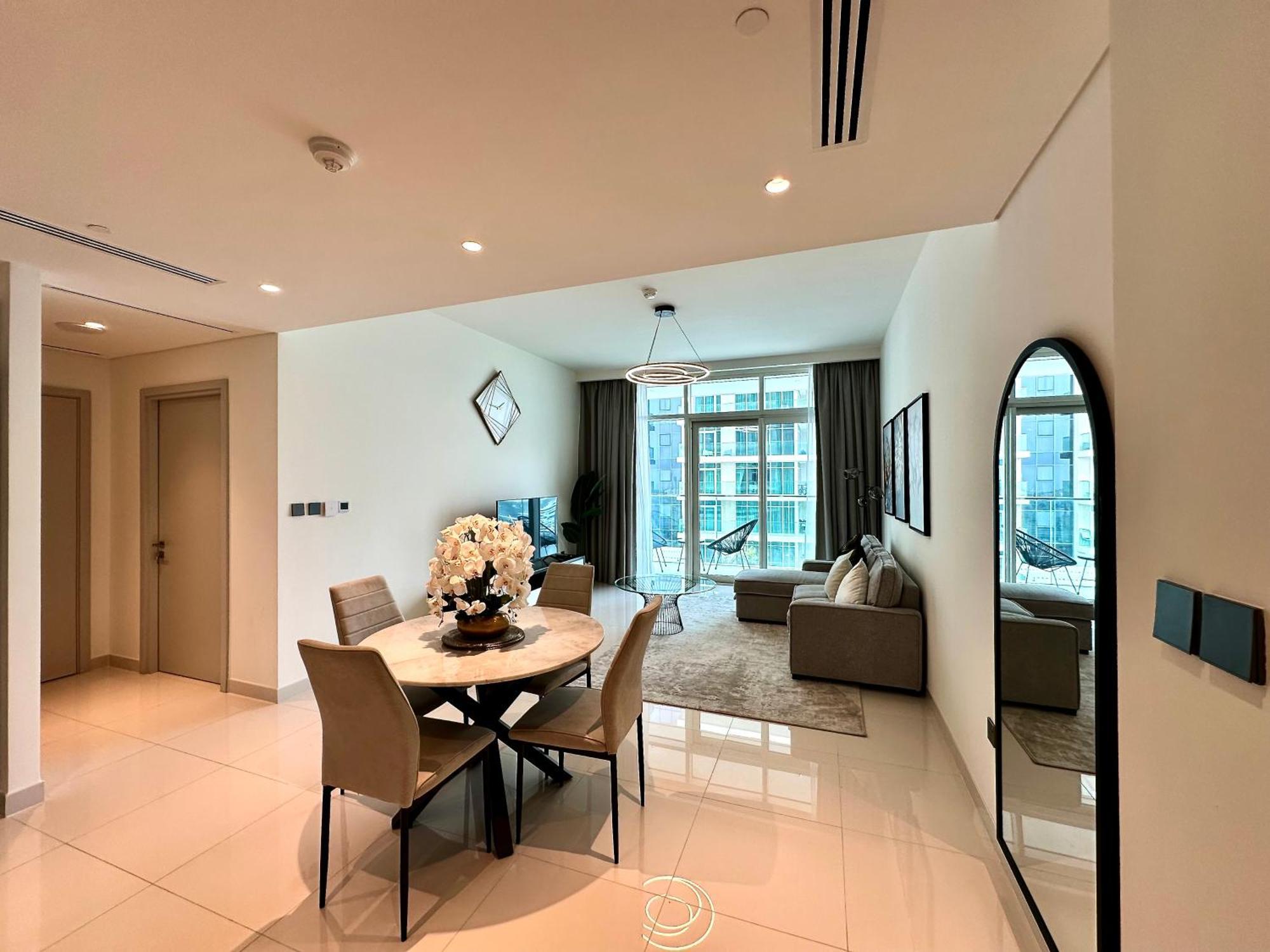 Апартаменты Lux Bnb I Sun Rise Bay I Palm & Sea View Дубай Экстерьер фото