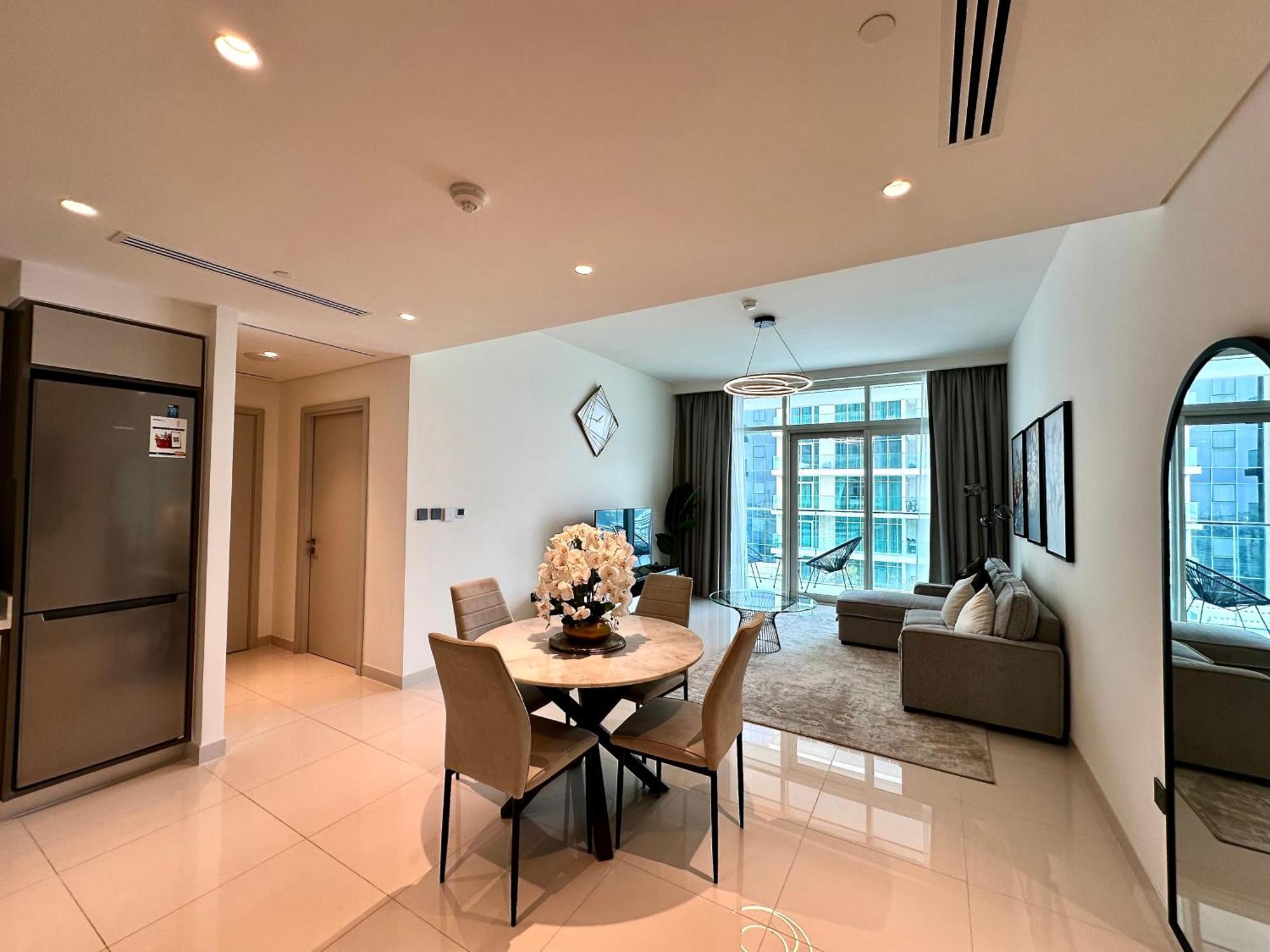 Апартаменты Lux Bnb I Sun Rise Bay I Palm & Sea View Дубай Экстерьер фото