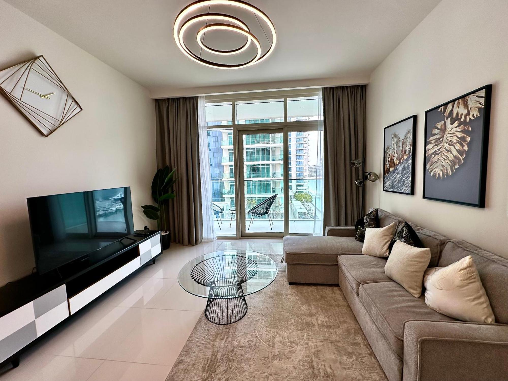Апартаменты Lux Bnb I Sun Rise Bay I Palm & Sea View Дубай Экстерьер фото